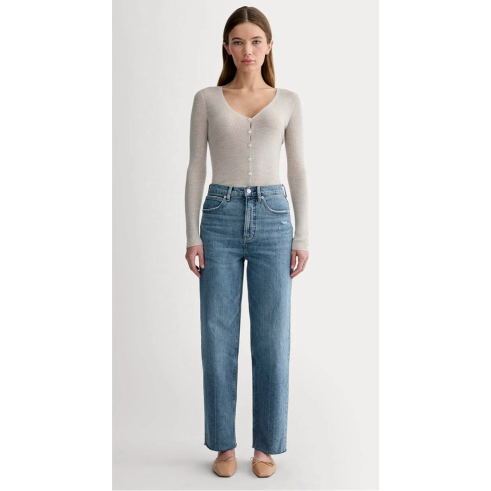 Everlane Way-High Straight Leg Jeans Size 26/2